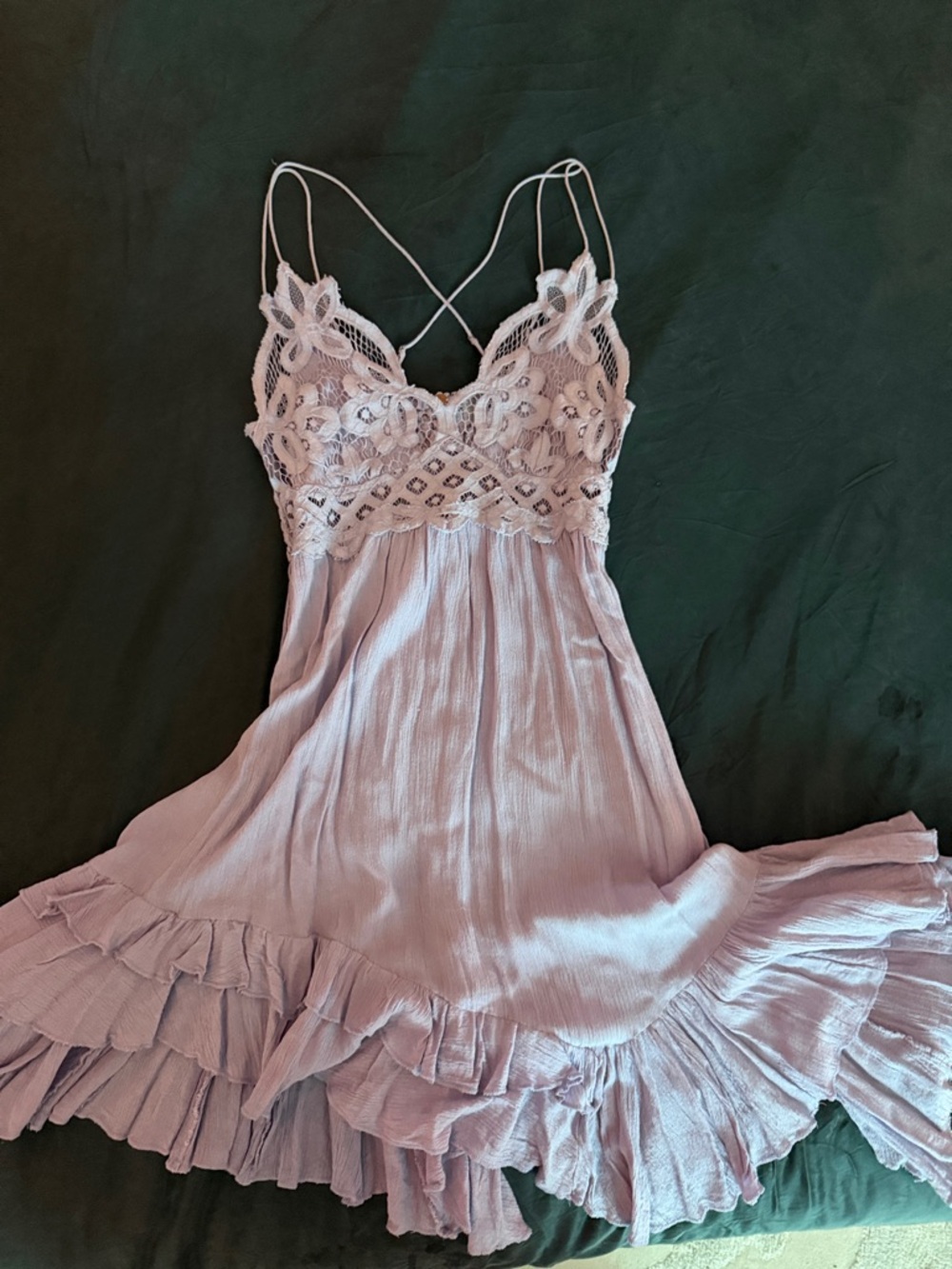 Lavender Fairy hem free people dress